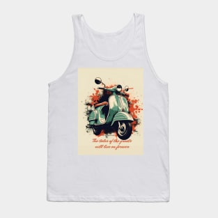 Scooter Ride Urban Racer Tank Top